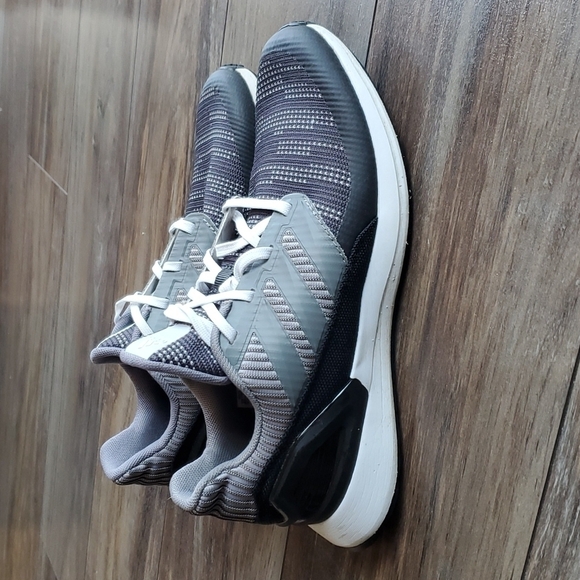 Adidas Mens RapidaRun Knit Athletic Trainer Running shoes sneakers sz 5.5 - Picture 2 of 14